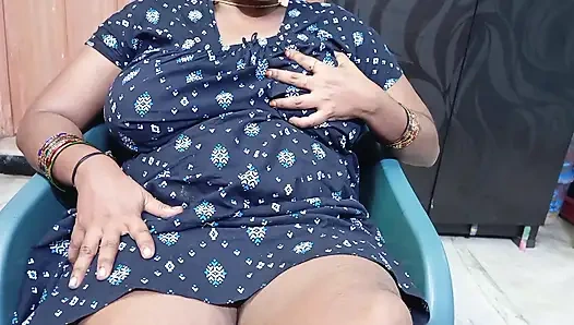 Indian Big Boobs Aunty Walk