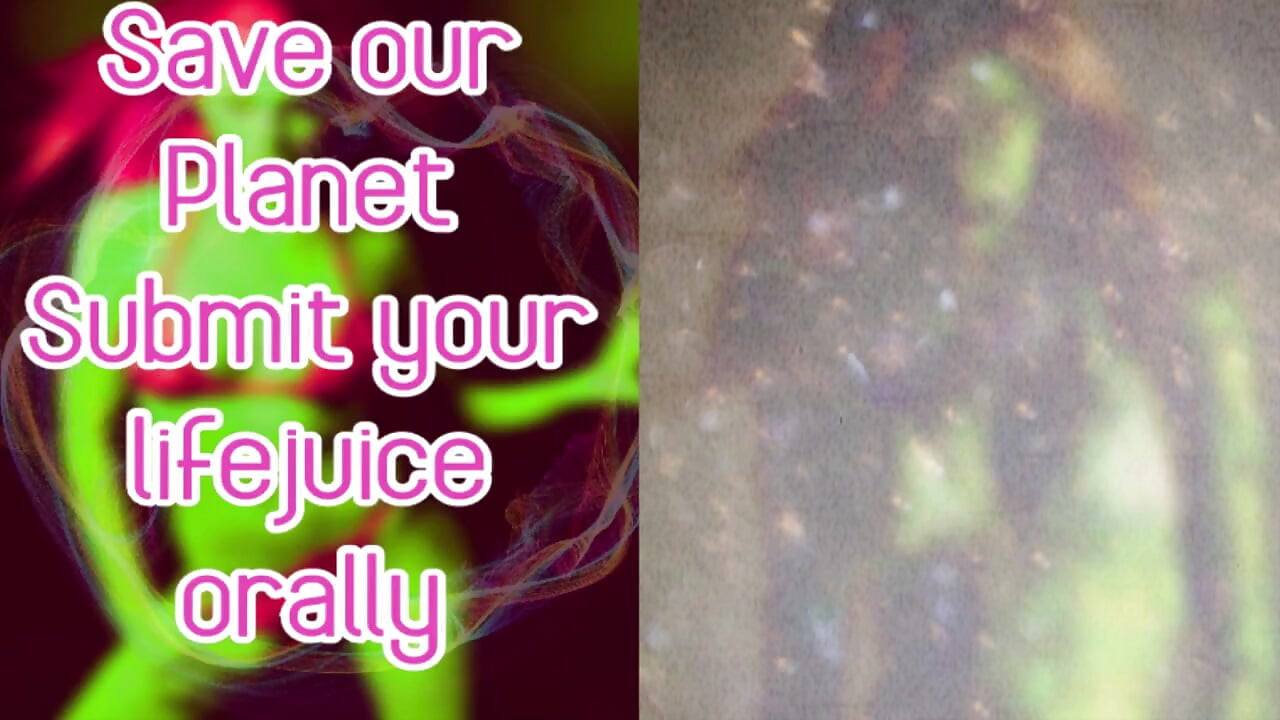 Spara vår planet skicka in din livjuice oralt