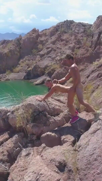 Fucking and Sucking on top of a mountain | Clip 1