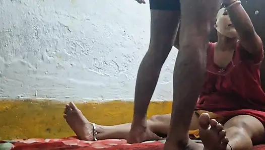 Красивая невестка делает лучший минет и скачет на хуе