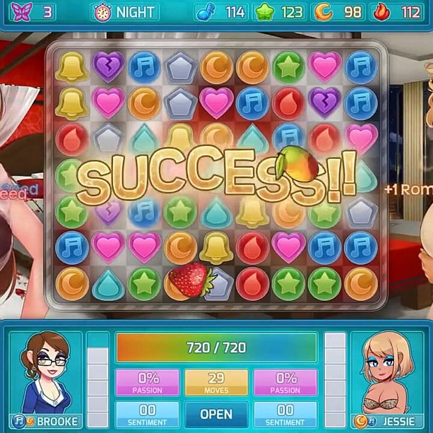 Huniepop 2 - Double Date - Part 8 Girl Lesbian Babes by Loveskysan