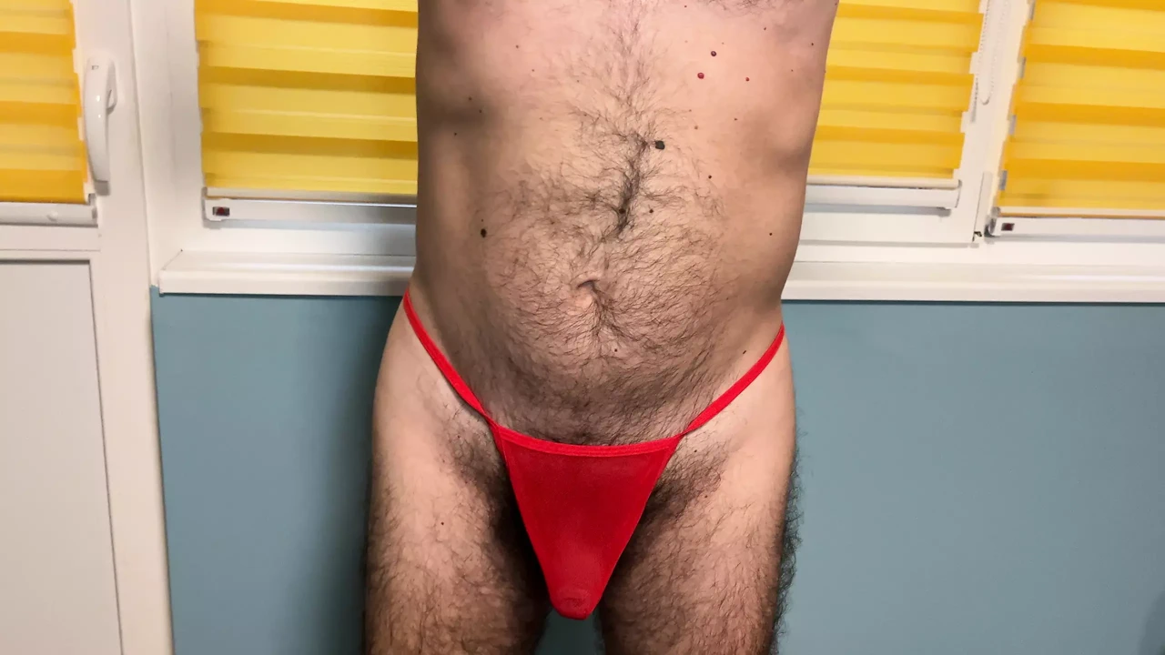 Earl shows off his latest men’s thongs
