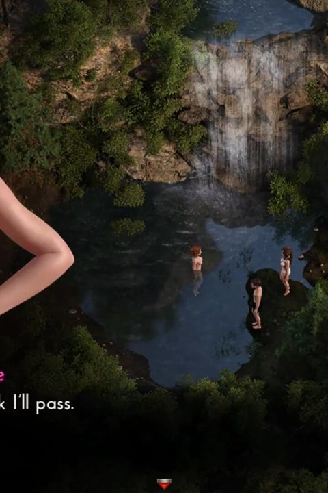 The genesis order: two hot girls bukkake by the waterfall ep.30