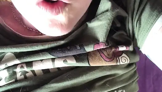 Explosiver squirting-orgasmus, während fantasieren über einen 28. 390lbs curvyteenqueen aus fetlife