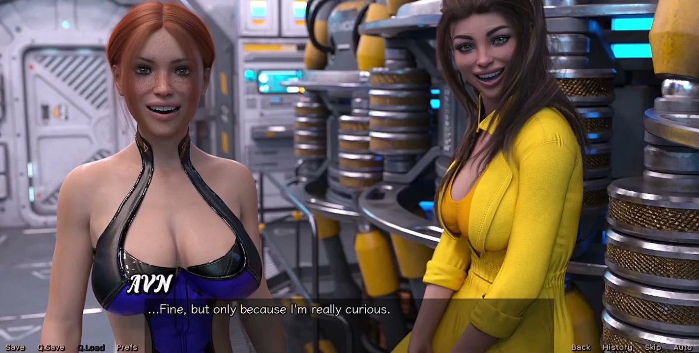 Stranded in Space – Petite Brunette & Big Tits Red Head Wants a Anal Threesome