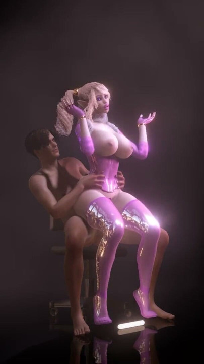 Pink Elf Girl Lap Dance Fucking | Clip 1