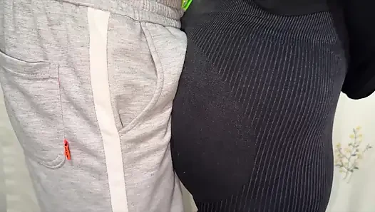 She Accidentally Touches a Stranger's Dick and Gets Very Aroused
