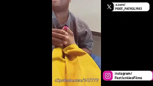 Partiden sonra sarı terli kokan tabanlar