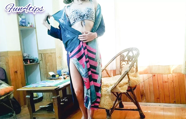 Girl Stripped By Tearing Dress.