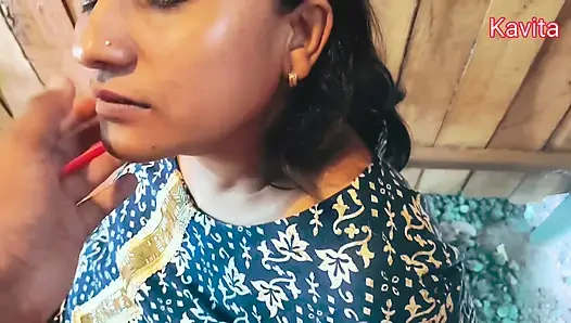 Desi Indian Kavita and Tatya fuck in picnic tent