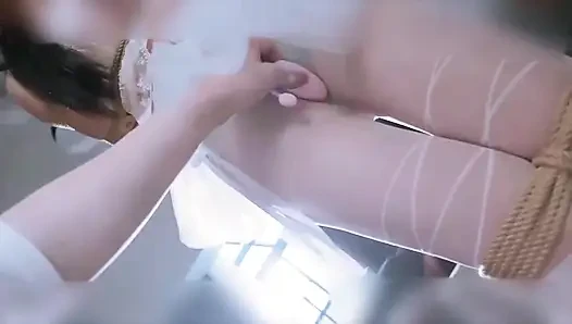 Ms19-a Girl in a Wedding Dress Was Disciplined by Vibrator