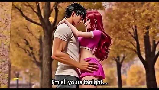 Üvey kız kardeş arzusunu tamamladıktan sonra üvey erkek kardeşini baştan çıkarıyor