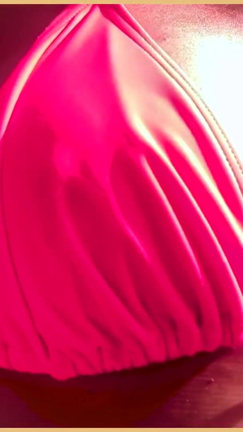 Spectacular moment from "Wifey amazes strangers with a hot pink bikini flash"