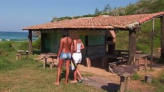 Famoso trio na fazenda