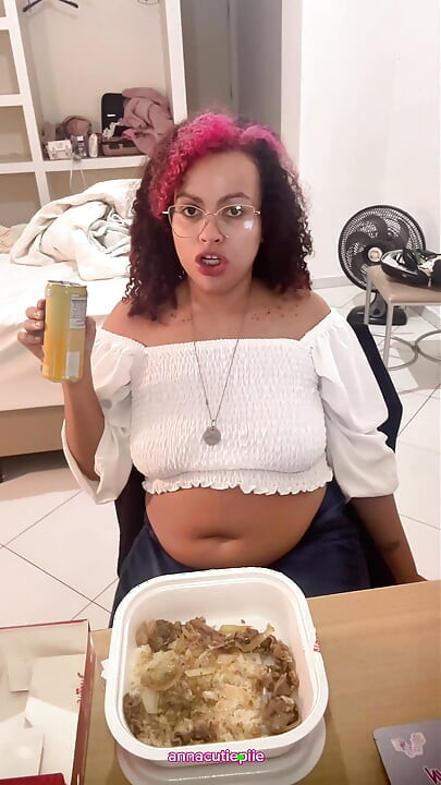 Eating Farting and Burping in the Hotel Room Bloated Belly