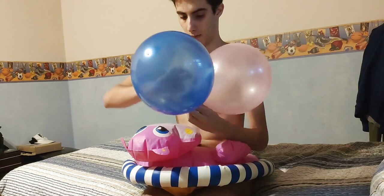Inflatable Hippo and Ballons!