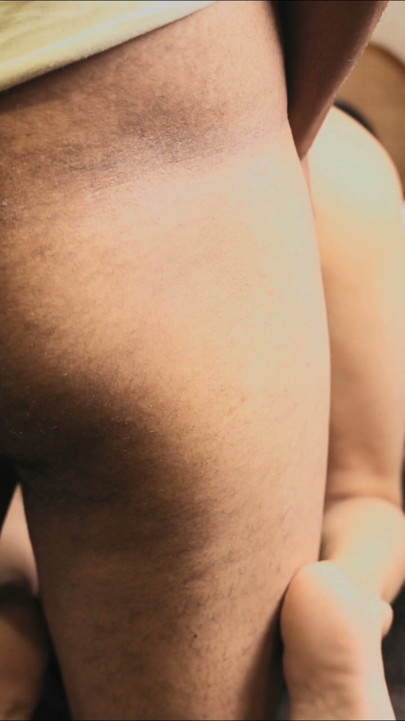 FUCKED my GF hard and came on her tits | Clip 2