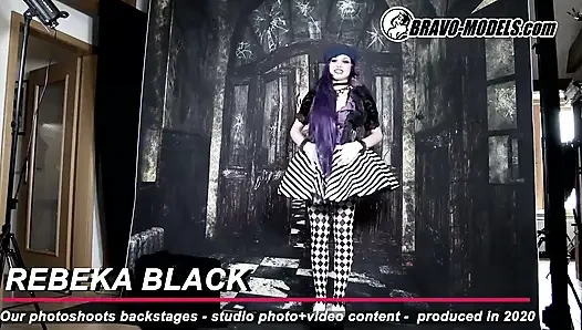 386-Backstage photoshoot Rebeka Black - Adult