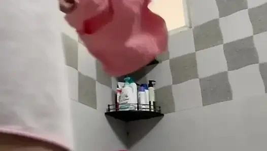 Indian Mom Shower Striptease