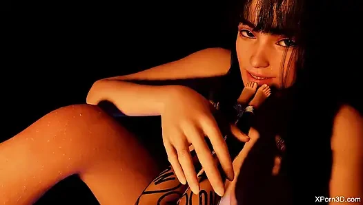 Futa giantess kızı seks oyuncağı olarak kullanıyor dev futanari hakimiyeti