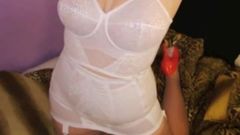 Foto de lingerie vintage em vídeo