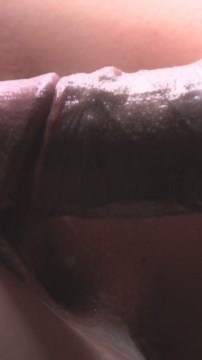 Slow-motion close-up of a creamy fuck with three cumshots | Clip 2