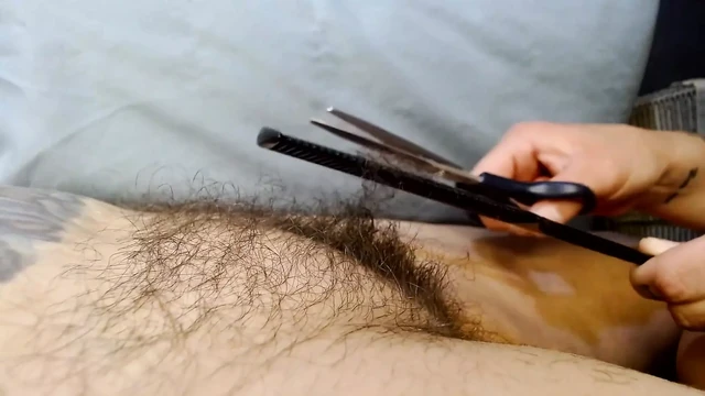 Abby Trims &amp; Shaves Ann&#039;s Long Hair Bush
