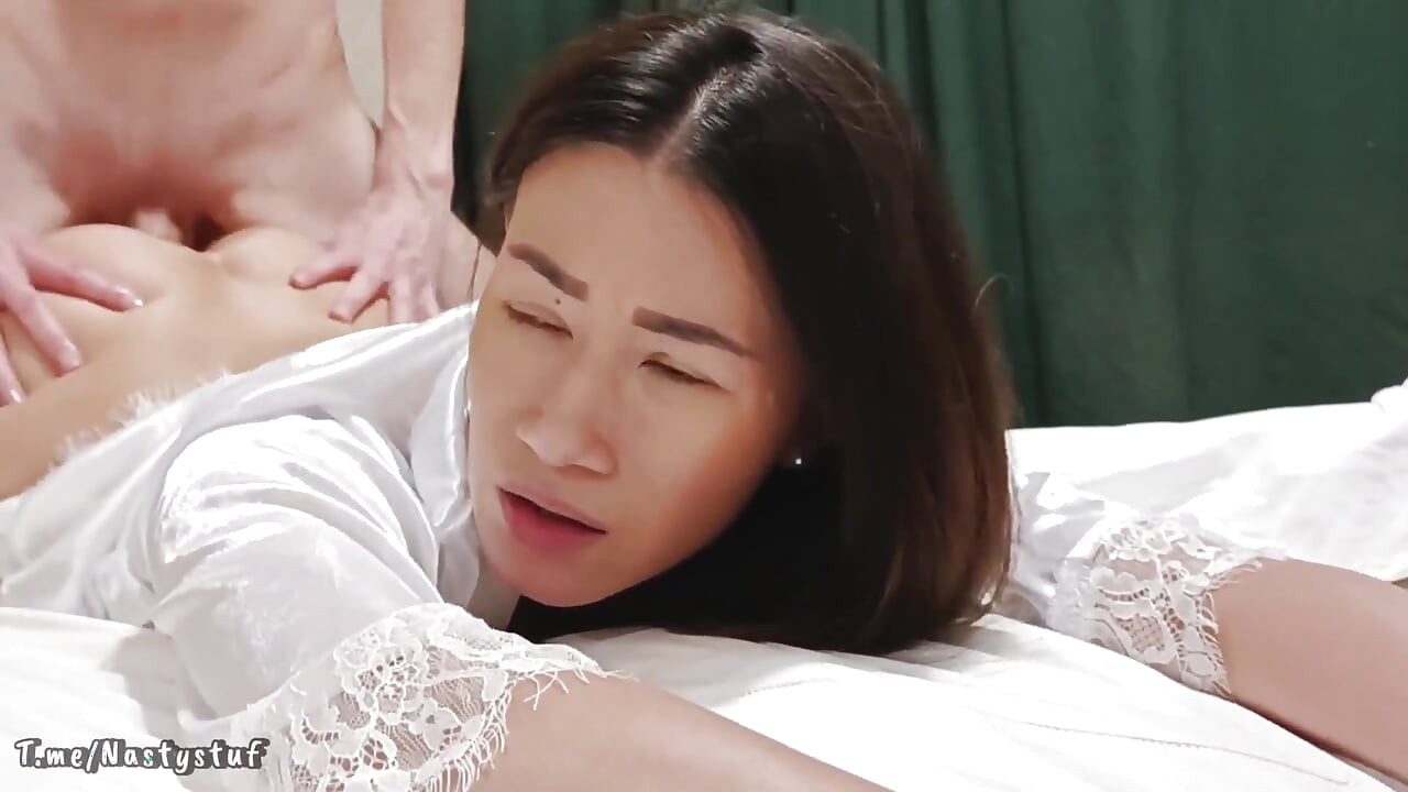 Asian Stepmommy Is Tired. She Wants to Relax. Put Your Finger in My Pussy and Fuck Me in the Ass