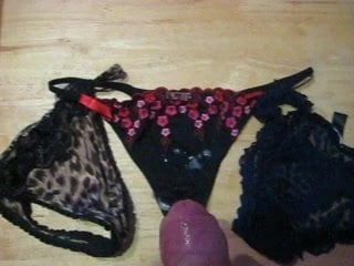 cum on panties again