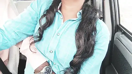 Step Dad and Step Daughter Car Sex Telugu Dirty Talks
