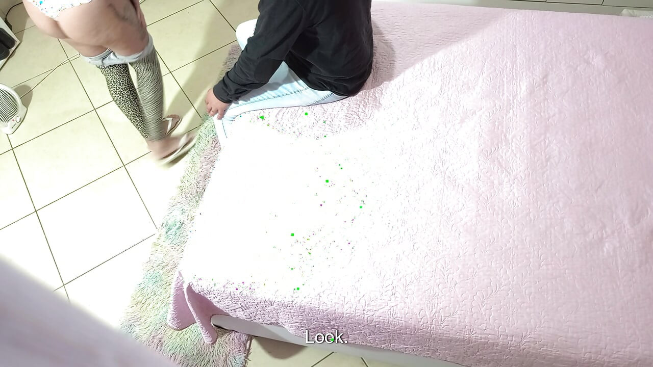 Real student having romantic sex with a professor in university housing.