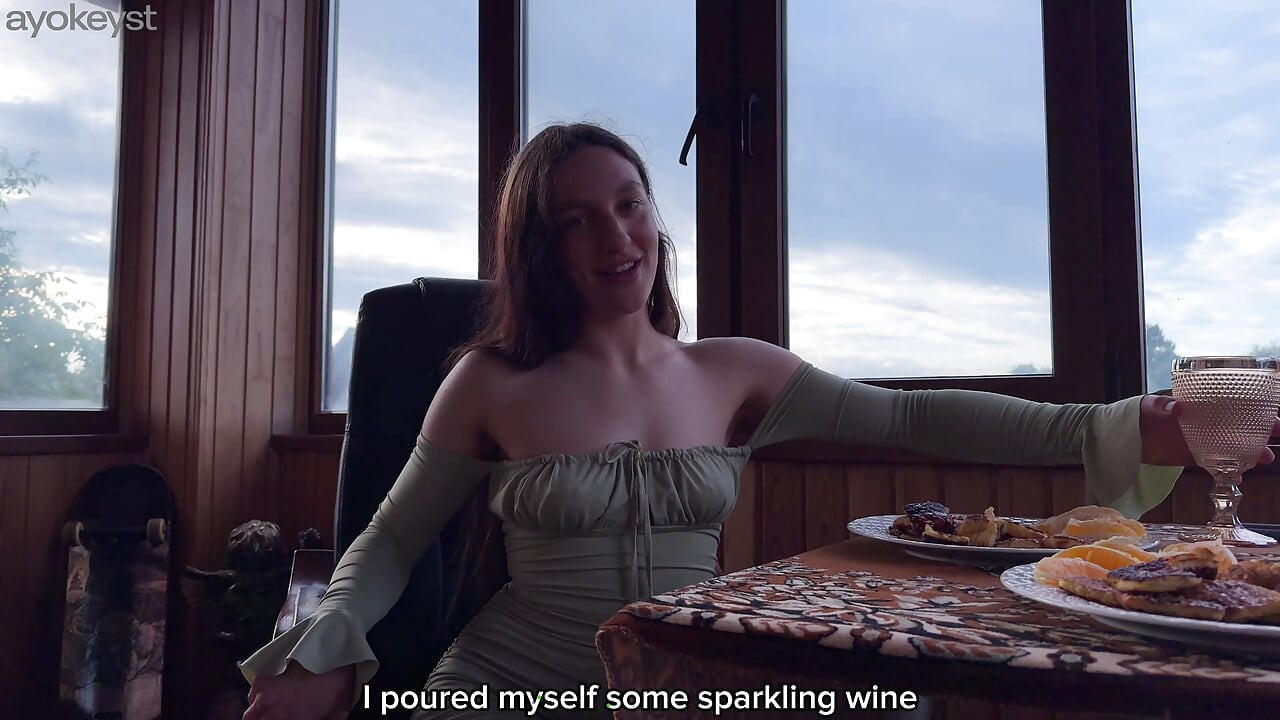I Invited an Old Friend to Dinner... The Best Anal in My Life. With conversations, POV