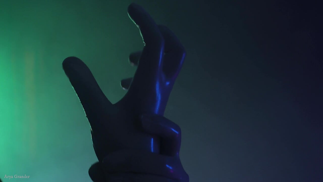 Medical gloves ASMR video (Arya Grander)