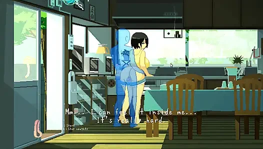 Hentai oyunu - büyük memeli kadının kırsalda vahşi yaz seksi