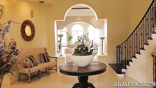 Pornstarplatinum Havana Ginger takma yarakla Chad Diamond'ı sikiyor