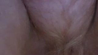 My mature redhead wife peeing pussy