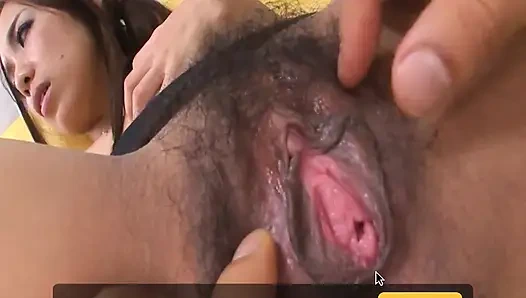 Asian Dirty Nurses Scene-3_pretty Asian Teen Enjoys Her Hairy Pussy Cumshot