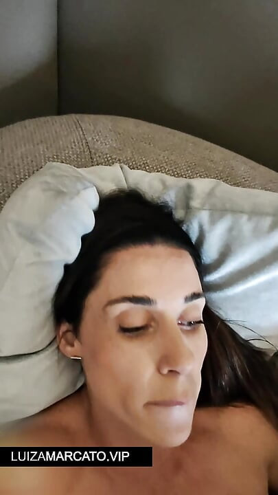 Rocket Powers' BBC Cumshot In The Mouth Of The Fit Latina Luiza Marcato