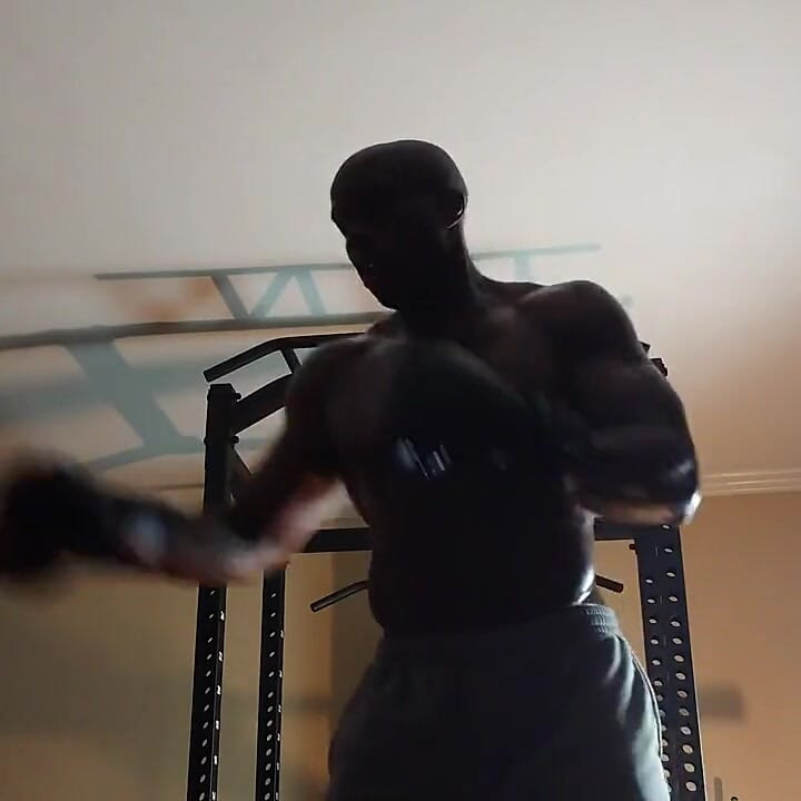 Treino de boxe do dia anterior a ontem