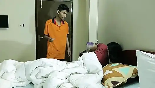 Mature Desi MILF with 18 Year Old College Boy