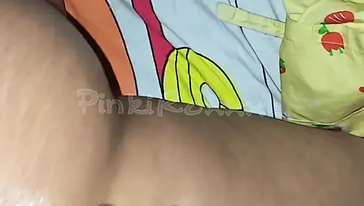Pijat minyak gaya doggy closeup - pov