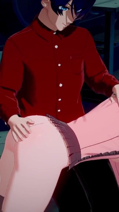 Puta chica anime en un sótano, hermosas mamadas | Clip 1