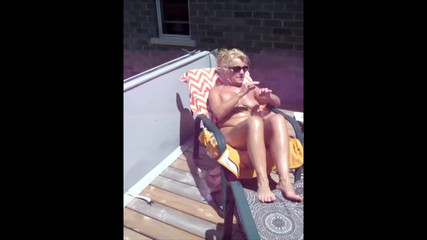 Caryl Loves Sun Tanning Topless