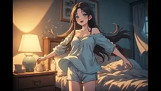 Uncensored video of 18 Year old Anime Girl, AI Generated Cartoon content,  3D Hentai Cartoon on closeup by Kiidzy Animates