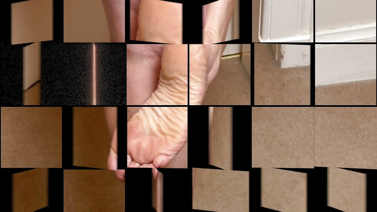 Mrs Mature Feet with a Thrift Shop Purchase 499