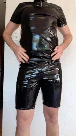 PVC vinyl summer outfit