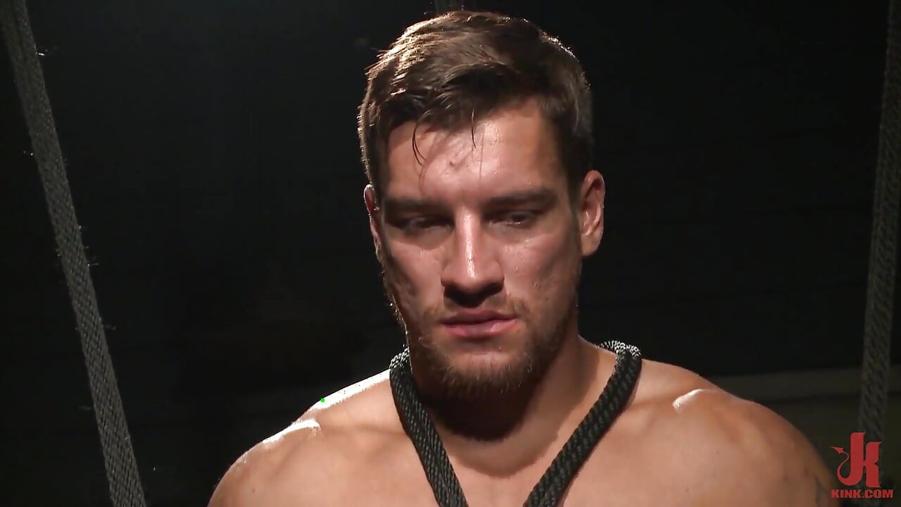 Straight Hunk Jordan Boss Mercilessly Beaten and Made to Cum