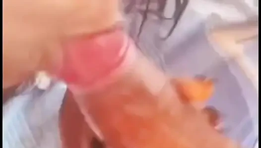 Chubby Latina has rich threesome with her neighbors while she's alone