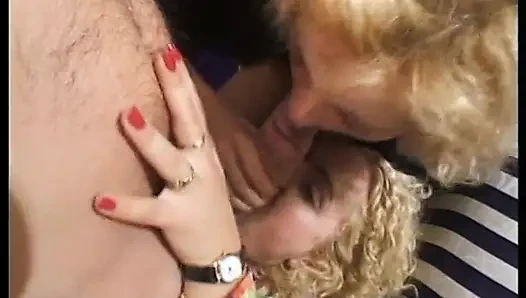 Two stepsisters share everything, included a big cock in the ass!