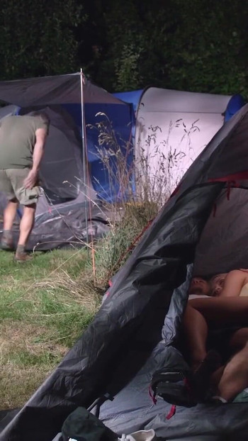 Thrilling moment from "DADDY4K. Tempting outdoor sex between young and big-titted Era Queen and old George Uhl"